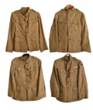 4 WWI AERO SQUADRON UNIFORMS.