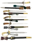 5 WWII GERMAN FORESTRY, HUNTING & SHOOTING DAGGERS