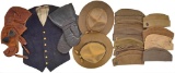 WWI HEADGEAR & OTHER UNIFORM ITEMS.