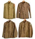 4 WWI AERO SQUADRON UNIFORM COATS.