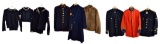 9 20TH CENTURY UNIFORMS.