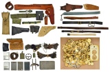ASSORTMENT MOSTLY US MILITARIA.