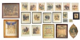 15 FRAMED & 7 UNFRAMED ITEMS.