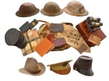 HEADGEAR & MILITARIA GROUP.
