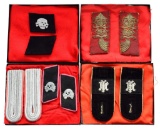 WWII GERMAN STYLE INSIGNIA & RELATED MATERIAL.