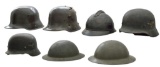 7 WWI & LATER HELMETS.