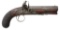 HEWSON ENGLISH FLINTLOCK PISTOL.