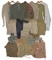 LARGE LOT OF MILITARY CLOTHING WITH PERIOD TRUNK.