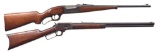 2 LEVER ACTION RIFLES. SAVAGE & MARLIN.