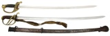 M1833 DRAGOON SABER & M1850 TYPE MARINE SWORD.