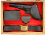 4 PIECES OF CIVIL WAR LEATHER.