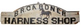 EARLY HARNESS SHOP SIGN.