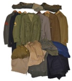 APPROX. 16 SHIRTS, JACKETS & COATS PLUS 12 PANTS.