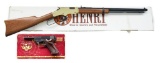 HENRY RIFLE & HI STANDARD PISTOL.