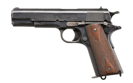 SPRINGFIELD ARMORY MODEL 1911 SEMI AUTO PISTOL.