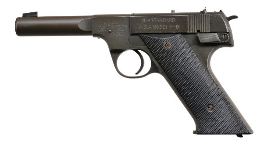 HI STANDARD U.S.A. MODEL H-D SEMI AUTO PISTOL.