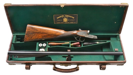 CHARLES LANCASTER SIDELOCK SXS SHOTGUN.