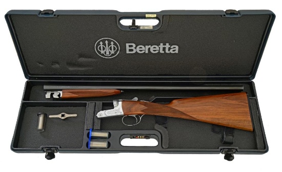 BERETTA MODEL 470 SILVERHAWK SXS SHOTGUN.