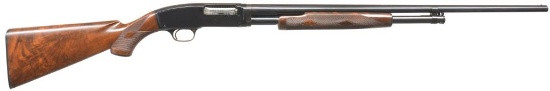 WINCHESTER 42 DELUXE GRADE PUMP SHOTGUN.