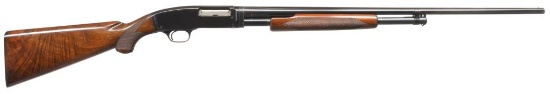 WINCHESTER 42 SOLID RIB SKEET GRADE PUMP SHOTGUN.