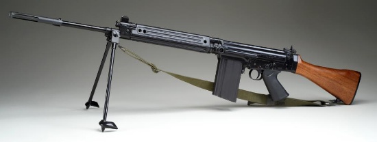 FN MODEL FAL FULL AUTO MACHINE GUN.