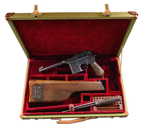 CASED MAUSER STANDARD WARTIME C96 SEMI AUTO