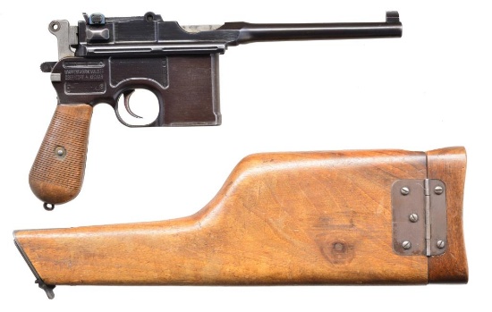 MAUSER STANDARD WARTIME C96 SEMI AUTO PISTOL.