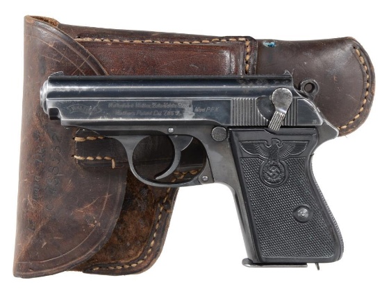 WALTHER MODEL PPK SEMI AUTO PISTOL W/ PARTY LEADER