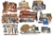LARGE LOT OF MILITARIA, LEATHER, SHOOTING