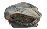 WWII GERMAN RELIC SS OFFICERS VISOR CAP.