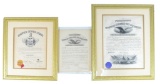 COMMISSIONS SIGNED BY PRESIDENT TAFT & GEORGE