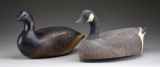 GROUP OF 2 WOODEN DECOYS.