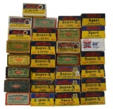 GROUP OF WESTERN 22 RIMFIRE BOXES & CARTRIDGES.