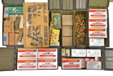 7,000 RDS. 9MM LUGER AMMO IN 7 GI CANS & 1 CASE.
