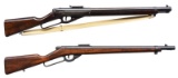 2 DAISY MILITARY STYLE LEVER ACTION REPEATING AIR