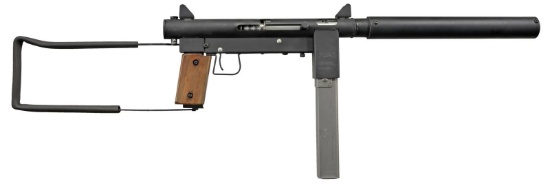 JOHN R. STEMPLE MODEL 76/45 SUB MACHINE GUN AND