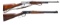 2 WINCHESTER MODEL 94 LEVER ACTION RIFLES.
