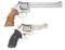 2 SMITH & WESSON 357 MAGNUM REVOLVERS.