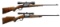 2 SAVAGE MODEL 99 LEVER ACTION RIFLES