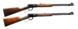 2 WINCHESTER MODEL 9422M LEVER ACTION RIFLES.