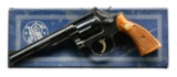 SMITH & WESSON BLUED MODEL 17-4 REVOLVER.