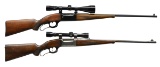 2 SAVAGE MODEL 99 LEVER ACTION RIFLES.