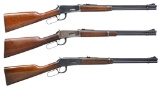 3 WINCHESTER MODEL 94 LEVER ACTION RIFLE.