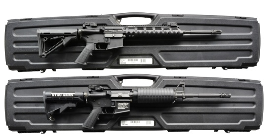 2 STAG ARMS STAG-15 SEMI AUTO CARBINES.