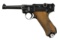 MAUSER BANNER POLICE LUGER SEMI AUTO PISTOL.