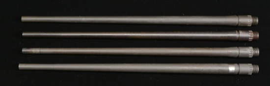 4 MODEL 1917 BROWNING MG BARRELS.