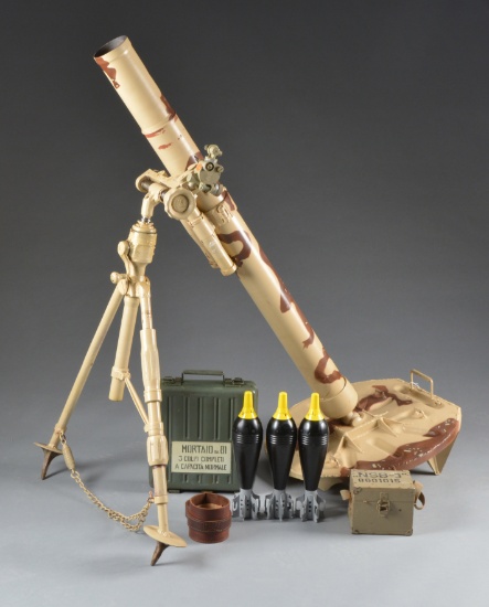 82MM RUSSIAN MODEL 1937 MORTAR DISPLAY.