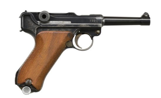 DWM 1914 MILITARY (1918) LUGER SEMI AUTO PISTOL.