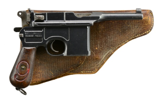 MAUSER RED 9 FIXED SIGHT SEMI-AUTO PISTOL.