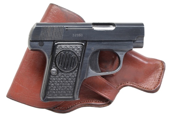 F. DUSEK DUO SEMI AUTO PISTOL W/ SS RING & GERMAN